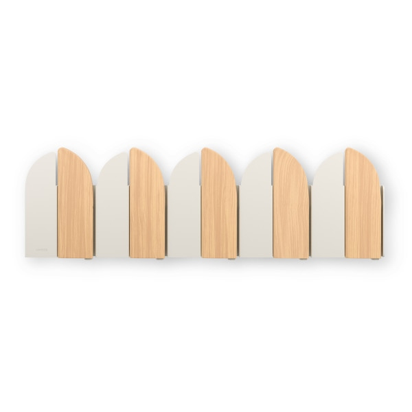 Cuier Saloon 43x5,1x14 cm, Lemn de Fag Bej Mat - Umbra [3]