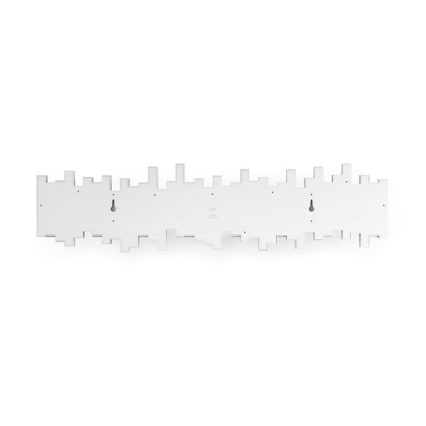 Cuier Sticks 8 72x5x18,4 cm, Plastic Reciclat Alb - Umbra [5]