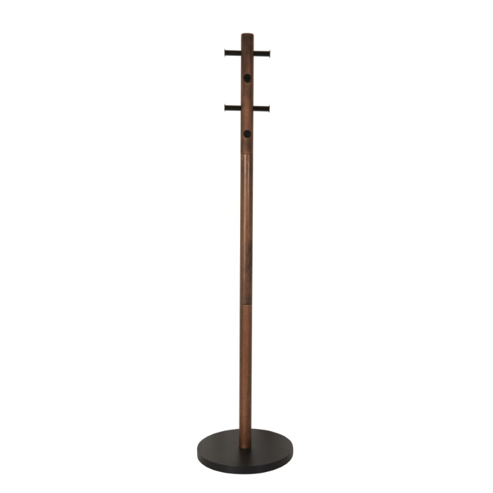 Cuier din Prawdziwego Drewna și Metalu Negru Nuc, 40x40x168cm, Umbra 1005871-048 [3]