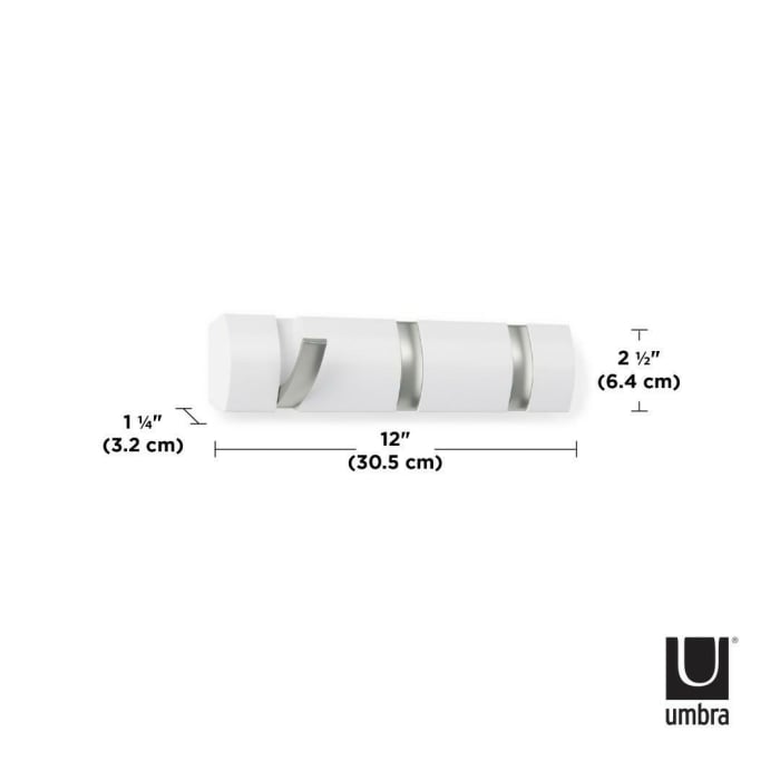 Cuier Flip 3, Alb - Umbra [6]