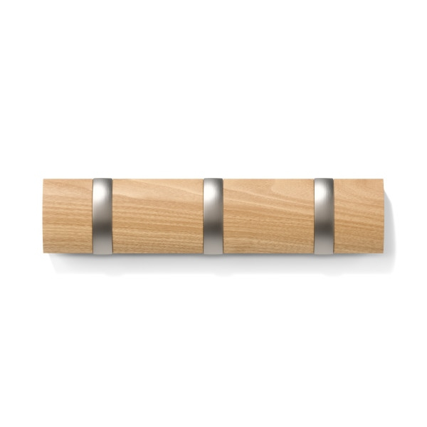 Cuier Flip 33x3x7,6 cm, Lemn Maro - Umbra [2]