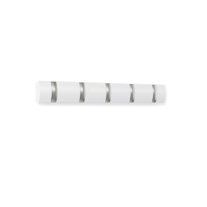 Cuier Flip 5 51x3x6 cm, Alb - Umbra [2]