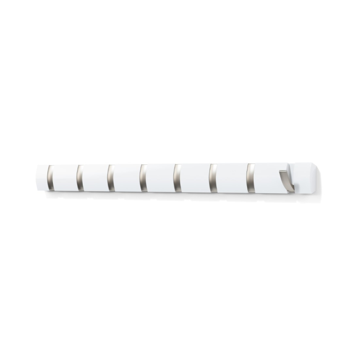 Cuier Flip 8 81,3x2,5x7,6 cm, Alb - Umbra [2]