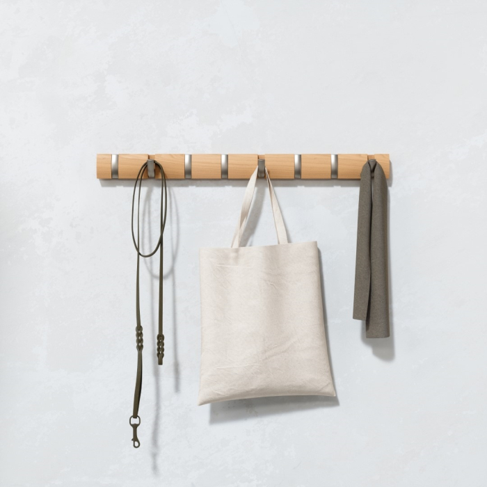 Cuier Flip 8 81,3x2,5x7,6 cm, Natural - Umbra [3]