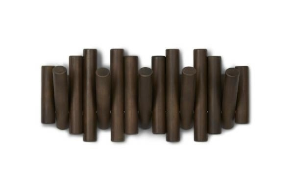 Cuier lemn masiv Glenys 38 cm, finisaj natur/nuc, 1011471-390 - King [8]