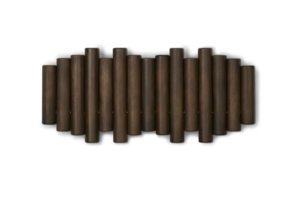 Cuier lemn masiv Glenys 38 cm, finisaj natur/nuc, 1011471-390 - King [7]