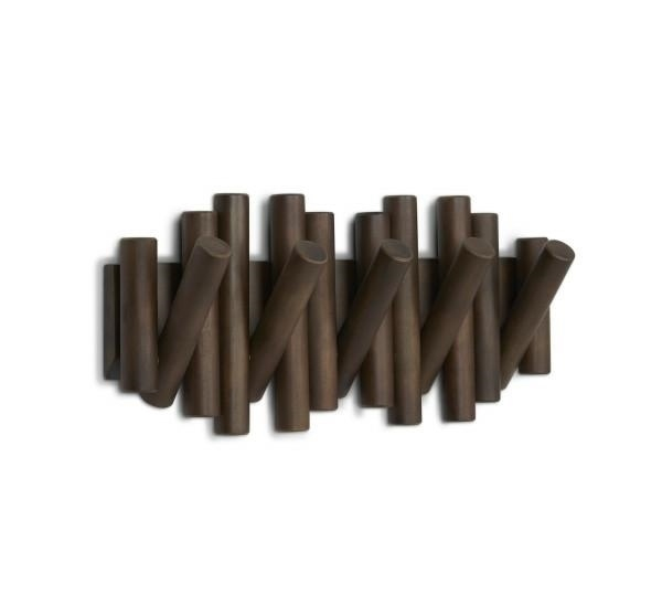 Cuier lemn masiv Glenys 38 cm, finisaj natur/nuc, 1011471-390 - King [9]