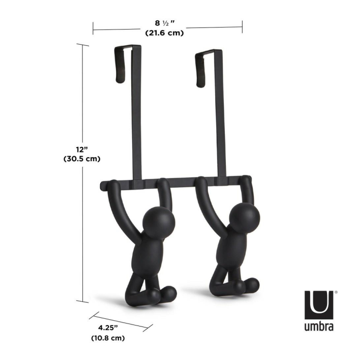 Cuier Buddy 22x11x30 cm, Negru - Umbra [6]