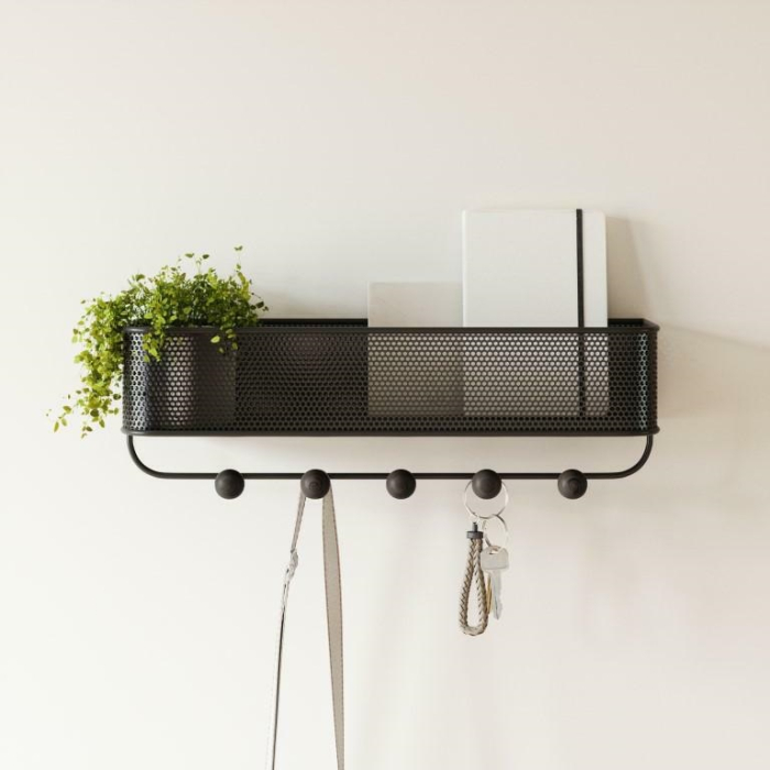 Cuier Estique 32x9x9 cm, Negru - Umbra [6]