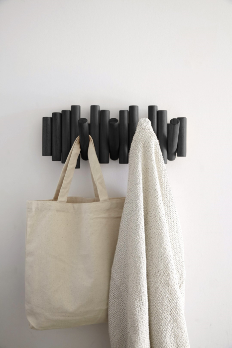 Cuier Picket Rail 38x4x18 cm, Negru - Umbra [5]