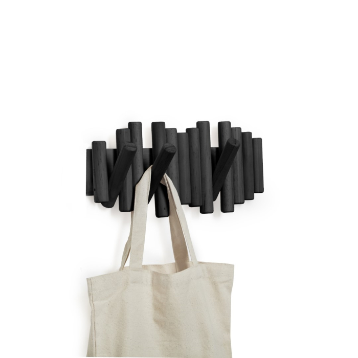 Cuier Picket Rail 38x4x18 cm, Negru - Umbra [3]