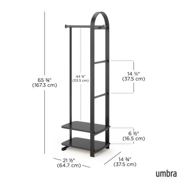 Cuier Bellwood 64,7x39x167,3 cm, Negru - Umbra [8]