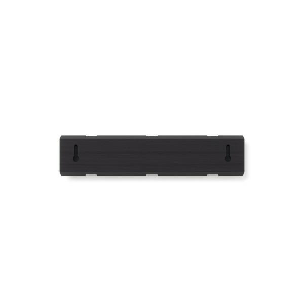 Cuier negru modern Katia cu 3,5 sau 8 carlige rabatabile, lemn/nichel, 318853-1143 - King [5]