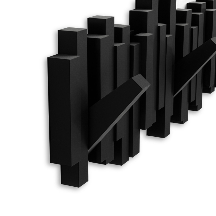 Cuier Sticks 5 46x3x18 cm, Towrzywa Plastic Negru - Umbra [3]