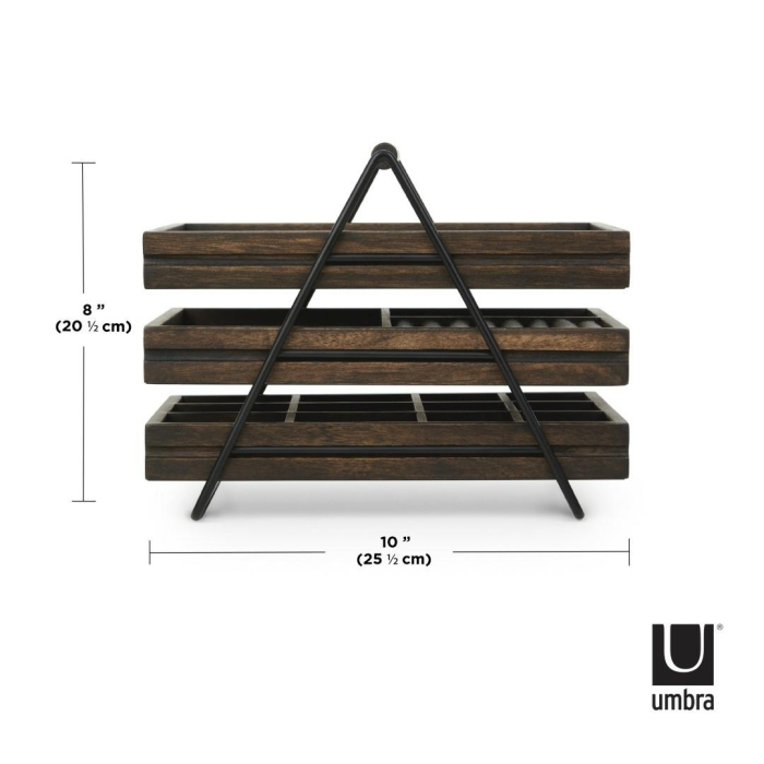 Cutie de Bijuterii Terrace din Lemn, 18x20x25cm, Umbra 1004037-048 [6]