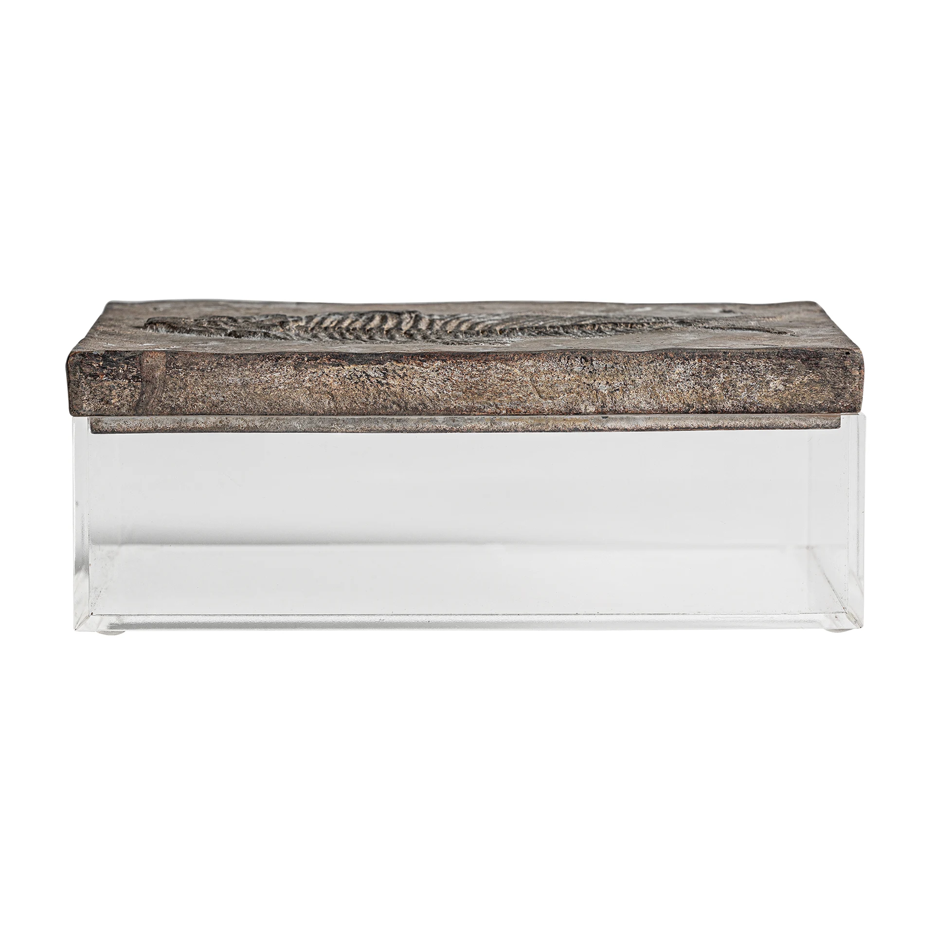 Cutie Decorativa din Rasina si Acril, Maro Deschis, 25x17x9 cm, Stil Vintage - VicalHome 23236 [4]