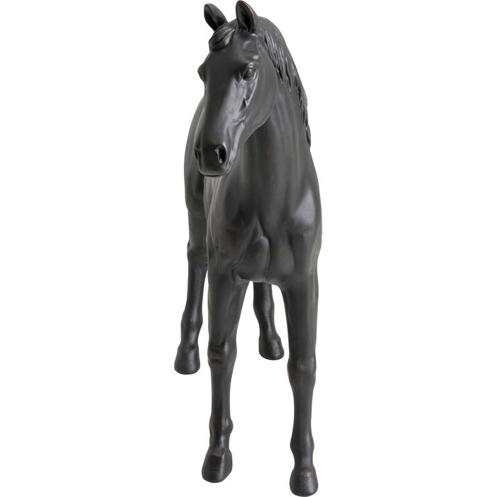Decorațiune Cavallo 21x75x82 cm, Rășină Negru Mat - Kare Design [6]