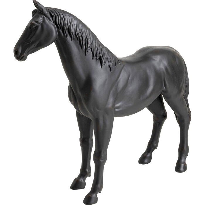 Decorațiune Cavallo 21x75x82 cm, Rășină Negru Mat - Kare Design [7]