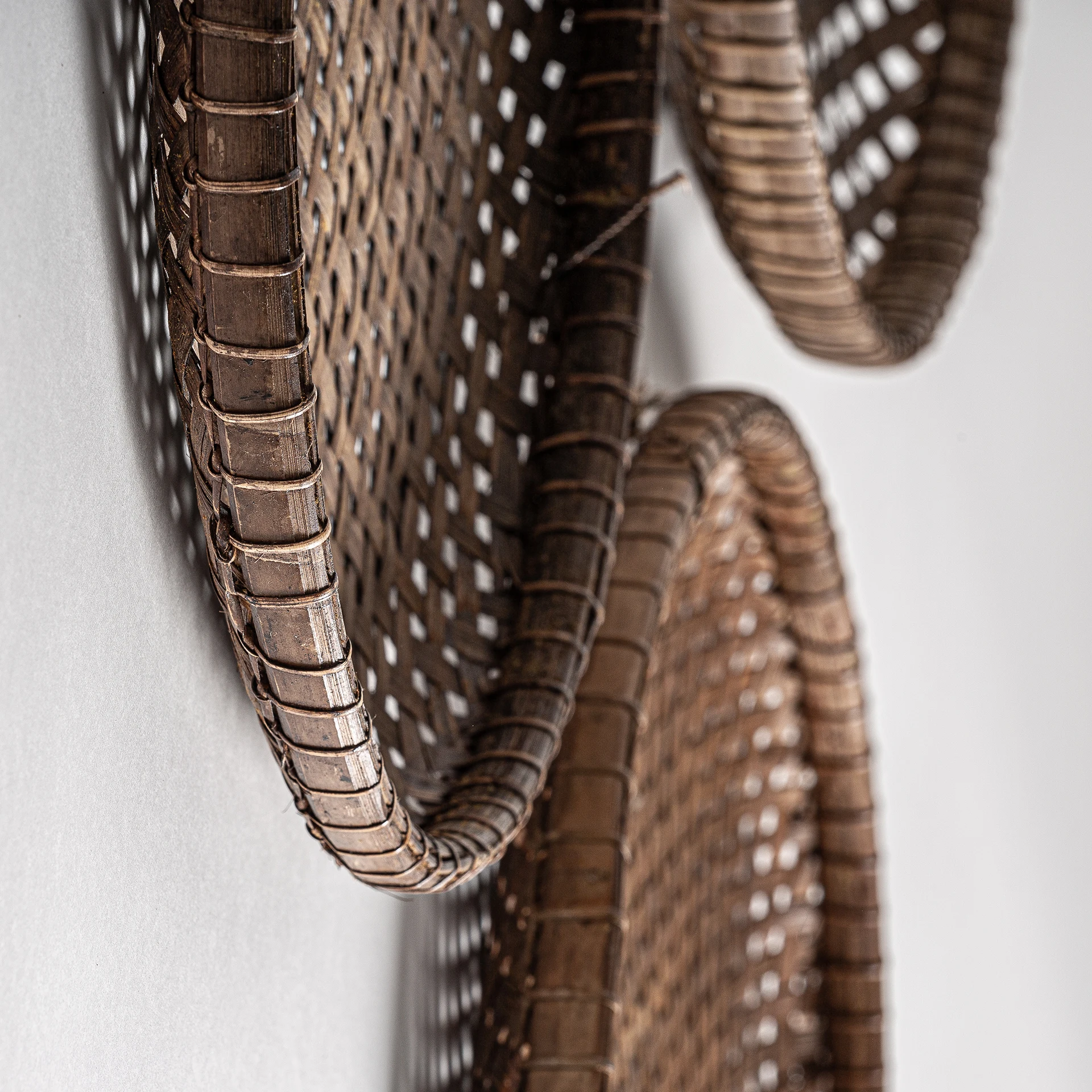 Decoratiune de Perete din Bambus, Maro, Stil Boho - VicalHome 34242 [7]