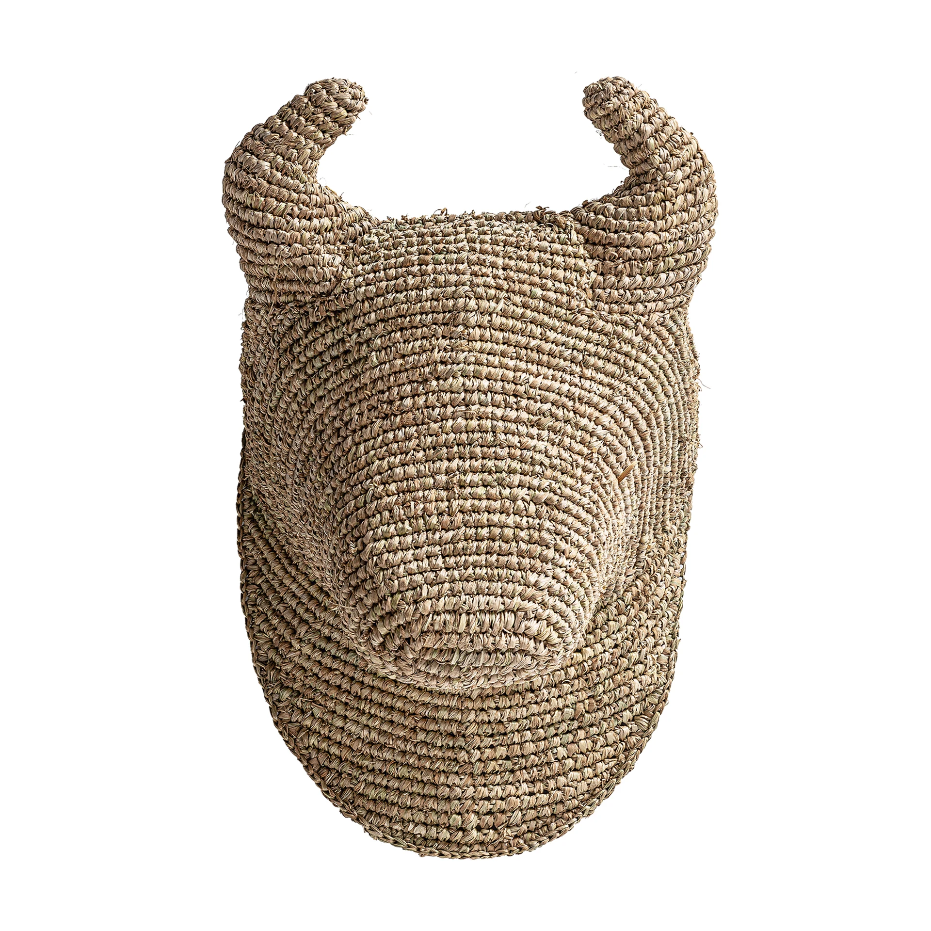 Decoratiune de Perete din Fibra Naturala, Maro, 40x29x64 cm, Stil Boho - VicalHome 34229 [3]