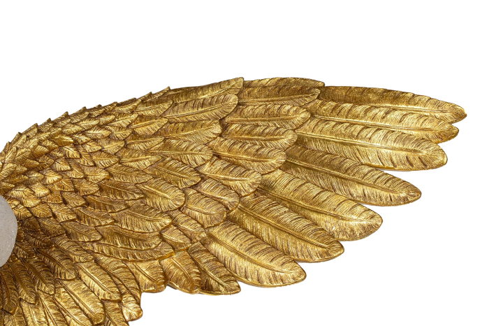 Decorațiune de Perete Guardian Angel 203x30,5x140 cm, Rășină Alb - Kare Design [5]