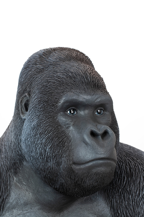 Decorativ de Podea Gorilla Xl 60x55x76 cm, Plastic Negru - Kare Design [4]