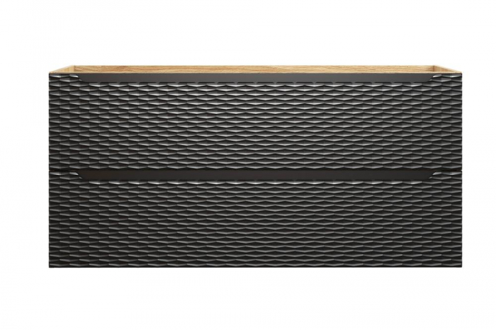 Dulap baie 57 x 120 x 46 cm Ocean Black 2 sertare, cod 82-120-2S COMAD [4]