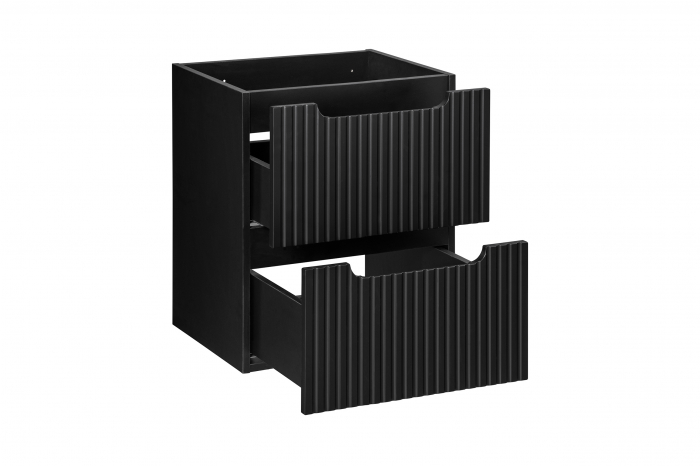 Dulap baie 57 x 50 x 39 cm Nova Black, 2 sertare, D2 82-50-2S Comad [3]