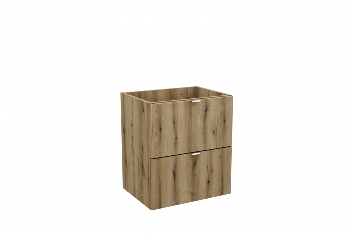Dulap baie 57 x 50 x 39 cm stejar Nova 2 sertare COMAD [2]