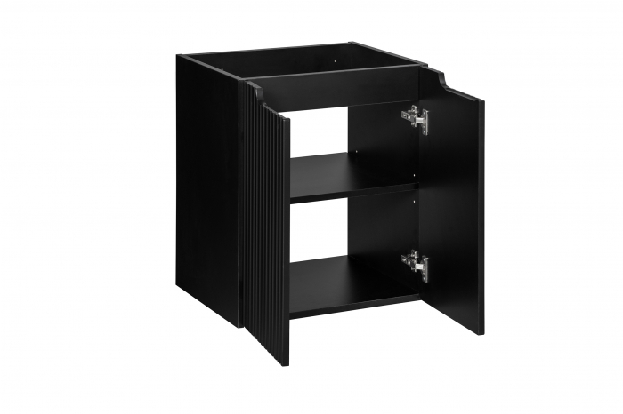 Dulap baie 57 x 50 x 39 cm, 2 usi, Nova Black, D2 82-50-2D, Comad [3]