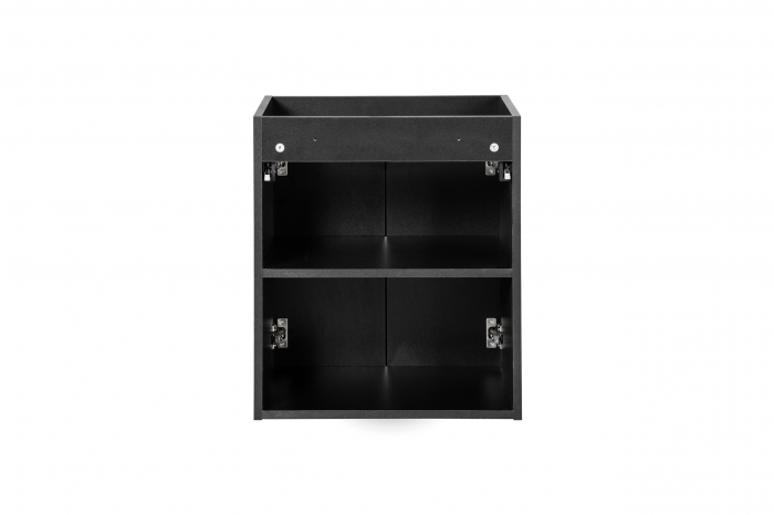 Dulap baie 57 x 50 x 39 cm, 2 usi, Nova Black, D2 82-50-2D, Comad [5]