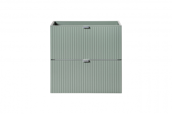 Dulap baie 57 x 60 x 39 cm, 2 sertare, finisaj Line Reed Green, cod D 82-60-2S, COMAD [2]