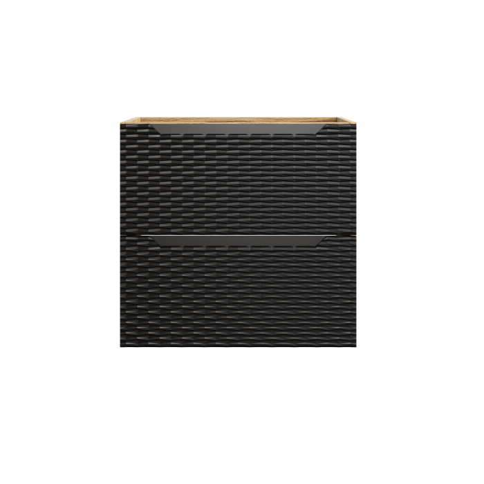 Dulap baie 57 x 60 x 46 cm, Ocean Black, 2 sertare, 82-60-2S, Comad [3]