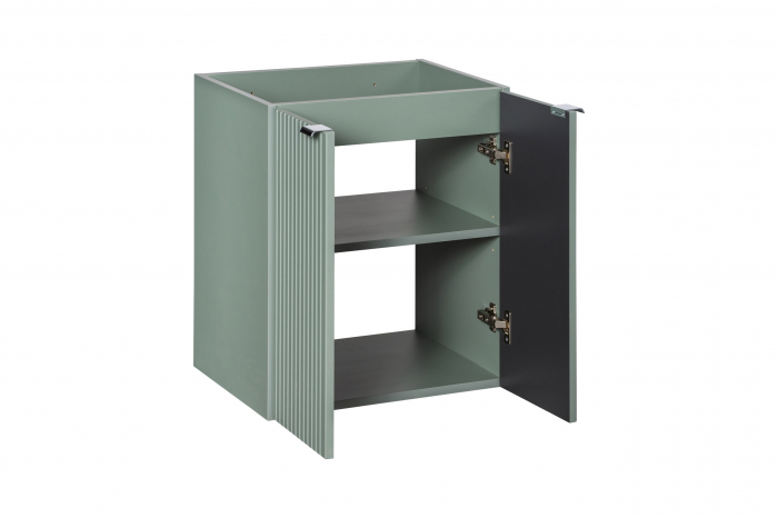 Dulap baie 57 x 60 x 39 cm 2 usi Line Reed Green D 82-60-2D COMAD [3]
