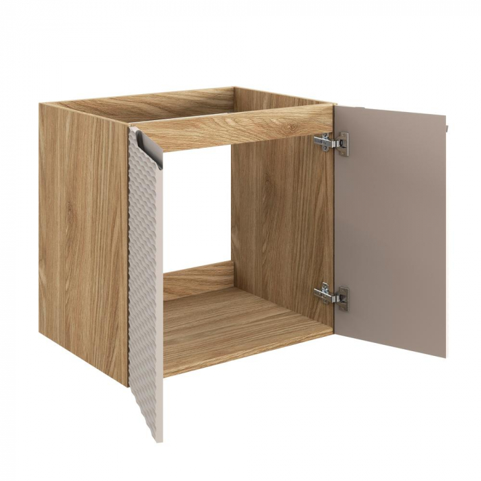 Dulap baie 57 x 60 x 46 cm, Ocean Beige, 2 usi, 82-60-2D, COMAD [3]