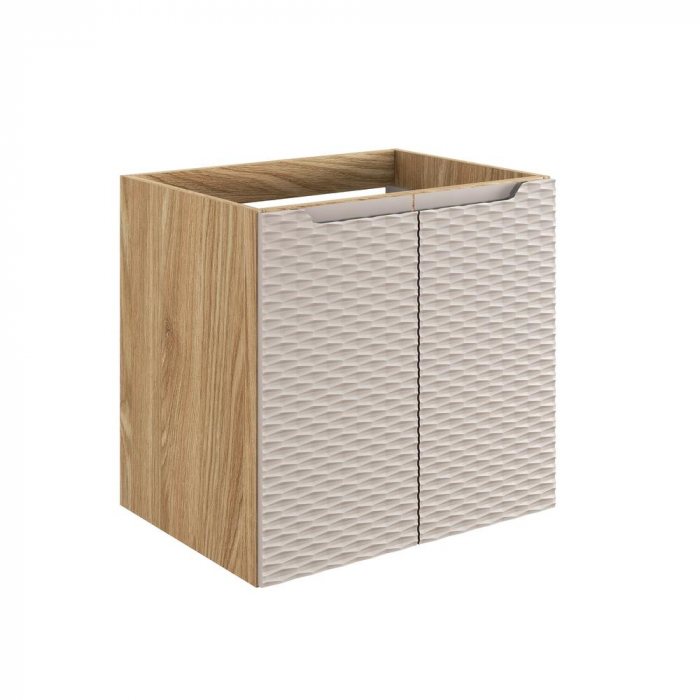 Dulap baie 57 x 60 x 46 cm, Ocean Beige, 2 usi, 82-60-2D, COMAD [1]