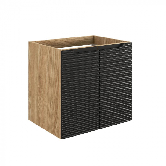 Dulap baie 57 x 60 x 46 cm Ocean Black 2 usi, 82-60-2D [1]