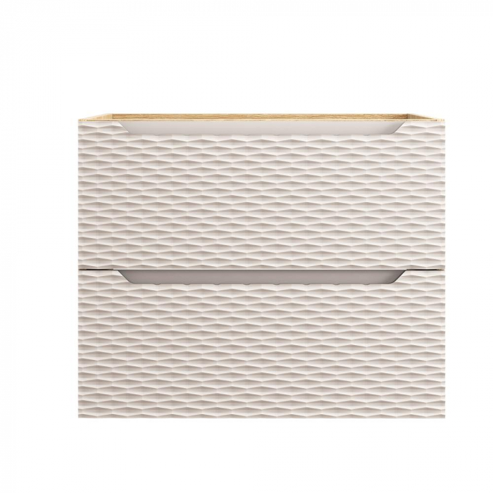 Dulap baie 57x70x46 cm Ocean Beige, 2 sertare, 82-70-2S Comad [2]
