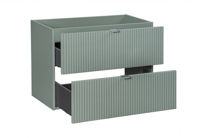 Dulap baie 57 x 80 x 39 cm 2 sertare Line Reed Green D 82-80-2S Comad [3]