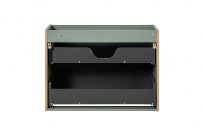 Dulap baie 57 x 80 x 39 cm 2 sertare Line Reed Green D 82-80-2S Comad [5]