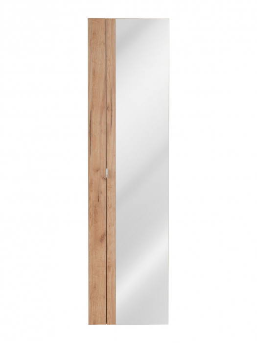 Dulap baie inalt suspendat 175x45 cm stejar cu oglinda Capri Oak COMAD [2]