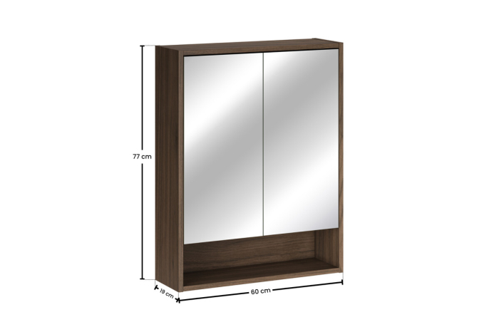 Dulap cu oglindă 60 cm 2 uși Viola Villa VILLA UN 84-60-2D COMAD [5]