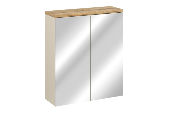 Dulap cu oglindă 60cm 2 uși Bali Cashmere, Cashmir mat COMAD [1]