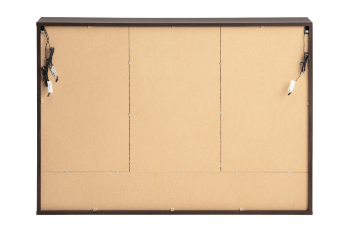 Dulap cu Oglindă Dorothy Ristretto 120 cm, 3 Uși, Stejar Ristretto - COMAD [4]