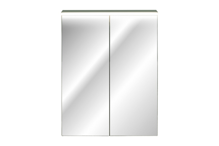 Dulap cu oglindă pentru baie Sombra Green, lățime 60 cm, PAL Melaminat și Oglindă, Iluminare LED, 2 Uși, Închidere Silențioasă - COMAD, cod GREEN UN 84-60-2D [2]