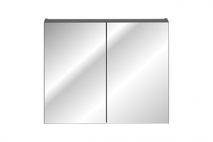 Dulap cu oglinda baie 65 x 80 x 17 cm SANTA FE BLACK Comad [2]