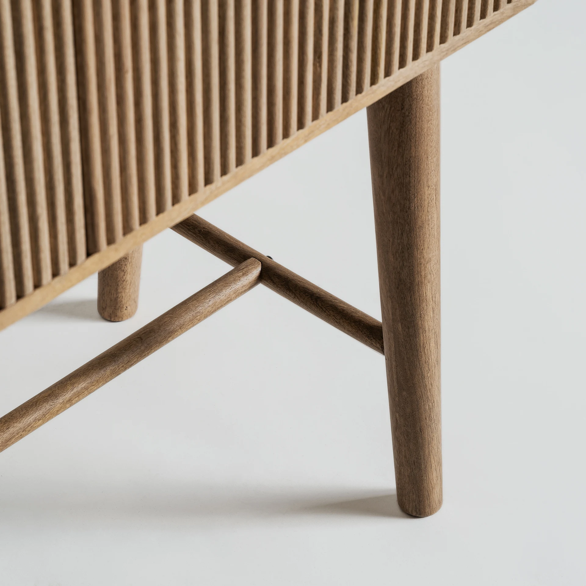 Dulap din Lemn Mdf si Lemn de Mango, Maro, 100x45x152 cm - VicalHome 34848 [46]