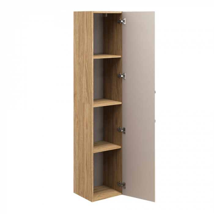 Dulap inalt baie 170 x 35 x 33 cm Ocean Beige, 1 usa, 80-01-1D Comad [4]