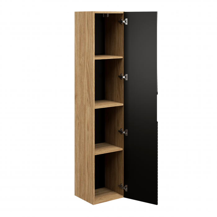 Dulap inalt baie 1 usa 170 x 35 x 33 cm Ocean Black 80-01-1D Comad [3]