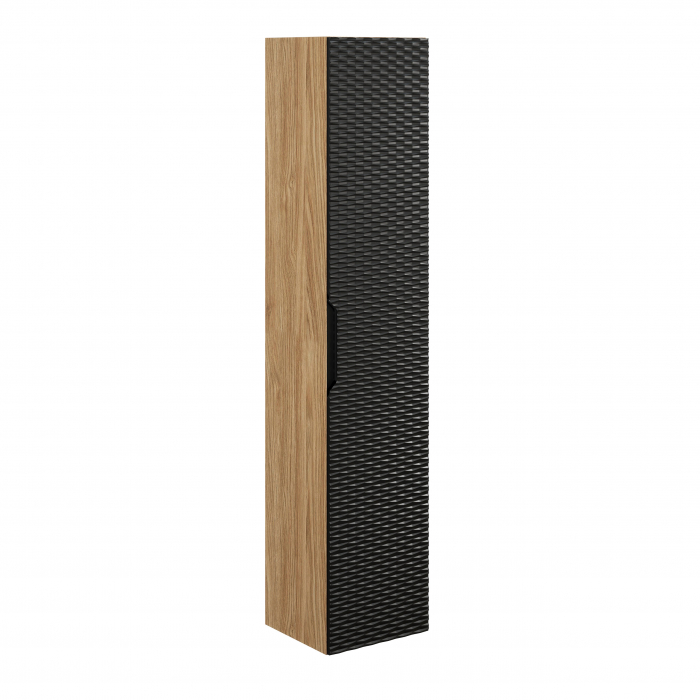 Dulap inalt baie 1 usa 170 x 35 x 33 cm Ocean Black 80-01-1D Comad [1]